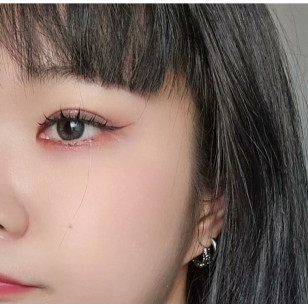 【散光】Lenbling Eye Only 1 Month Lenika Smoky Gray 每月抛棄散光彩妝隱形眼鏡